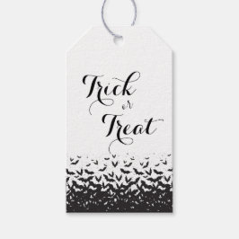 Elegante Trick or treat Pop van Halloween Cadeaulabel