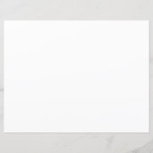 Elegante Trifold Tafelnummer Modern Bruiloft Menu (Voorkant)