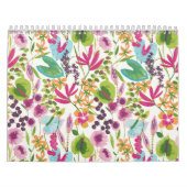 Elegante  tropische bloemwand kalender (Hoes)