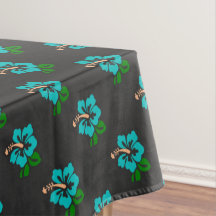 Elegante Tropische Chic Mooie Turquoise Hibiscus B