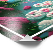 Elegante tropische Flamingo-70852 Foto Afdruk (Hoek)