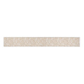 Elegante tropische gouden palmbladeren grosgrain lint (Voorkant)