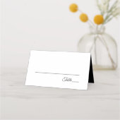 Elegante Tropische Gouden Palmboom Script Bruiloft Plaatskaartje (Achterkant)