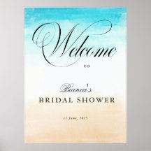 Elegante Tropische Kust Bruidsborrel