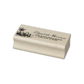 Elegante tropische palmbomen retouradres rubberstempel (Stempel)