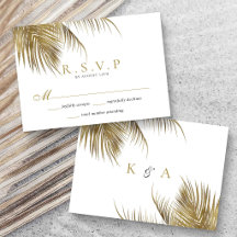 Elegante tropische palmbomen strand bruiloft