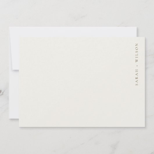 Elegante Tropische Strand Palmboom Schets Bleek Go Save The Date (Achterkant)