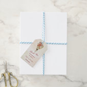Elegante Trouw Bedank Businesskaart Cadeaulabel (Met Touw)