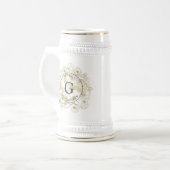 Elegante Trouw Bruidsjonkers Bierpul (Voorkant links)