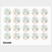 Elegante Trouw Ronde Sticker (Vel)