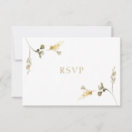 Elegante Trouw RSVP Kaart
