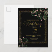 Elegante Trouw Uitnodiging Briefkaart (Voorkant / Achterkant)