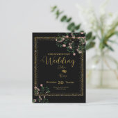 Elegante Trouw Uitnodiging Briefkaart (Staand voorkant)
