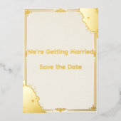 Elegante Trouw Uitnodiging | Save the Date Minimaa (Voorkant)