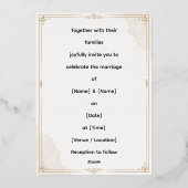 Elegante Trouw Uitnodiging | Save the Date Minimaa (Achterkant)