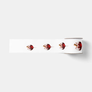 Elegante trouw wijn glas spetter grosgrain lint