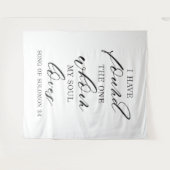 Elegante trouwachtergrond banner wandkleed (Voorkant (horizontaal))