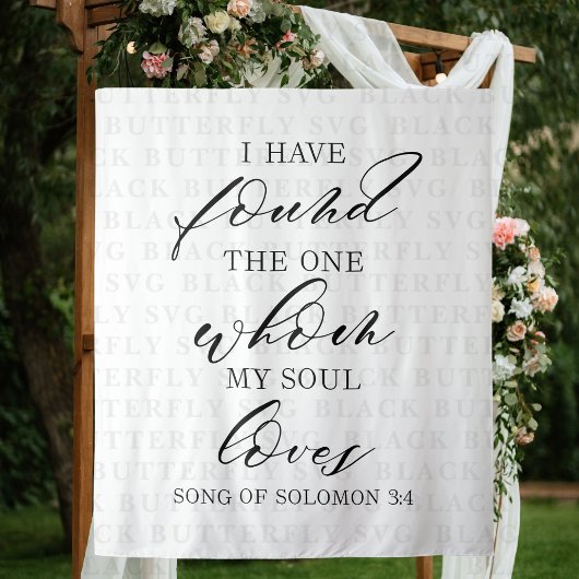 Elegante trouwachtergrond banner wandkleed