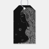 Elegante Trouwfeest Dankjewel Cadeaulabel (Achterkant)