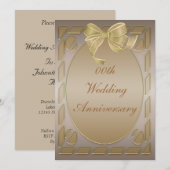 Elegante trouwfeest uitnodiging (Voorkant / Achterkant)