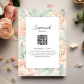 Elegante trouwfoto Bloemen Waterverf Save The Date