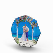 Elegante trouwfoto bruid bruidegom fotoblok (Rechts)