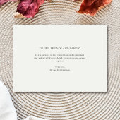 Elegante trouwfoto Dank u kaarten