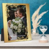 Elegante trouwfoto fotoplaat (Zijkant)