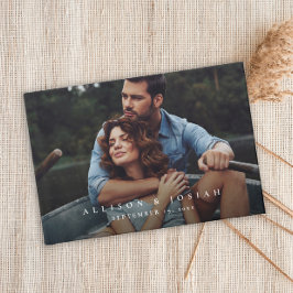 Elegante trouwfoto  gastenboek