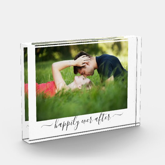 Elegante trouwfoto Hartstikke quote Fotoblokken (Links)