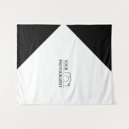 Elegante trouwfoto's personaliseren wandkleed (Voorkant (horizontaal))