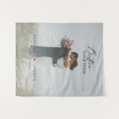 Elegante trouwjubilaris koppel foto wandkleed (Voorkant (horizontaal))