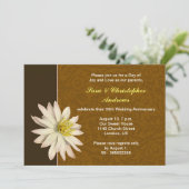 elegante trouwjubileum uitnodigingen (Staand voorkant)