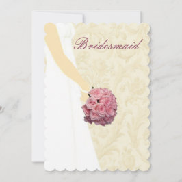 Elegante Trouwjurk Bruidsmeisje Kaart