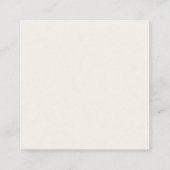 Elegante Trouwjurk Code met Wilde Bloemen Informatiekaartje (Achterkant)