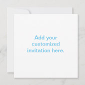 Elegante trouwjurk illustratie save the date (Achterkant)