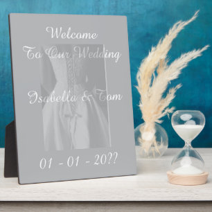 Elegante Trouwjurk met Lace-Up Foto Bruiloft Cerem Fotoplaat