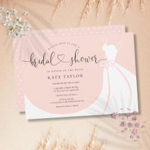 Elegante trouwjurk roze bruidsfeest