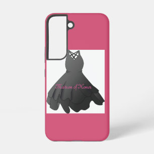 Elegante Trouwjurk Script Matrone van Eer Samsung Galaxy Hoesje