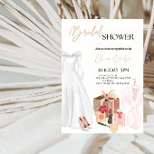 Elegante trouwjurk Vrijgezellenfeest partij Kaart