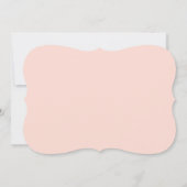 Elegante trouwjurk Vrijgezellenfeest Uitnodigen Kaart (Achterkant)