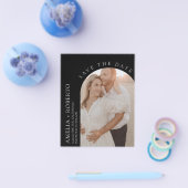 Elegante trouwkaart flyer om de datum te reservere (Enkel)