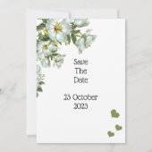 Elegante trouwkaart, kaart (Achterkant)