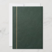 Elegante trouwkaart kaart (Achterkant)