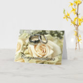 Elegante Trouwkaart Kaart (Gele Bloem)