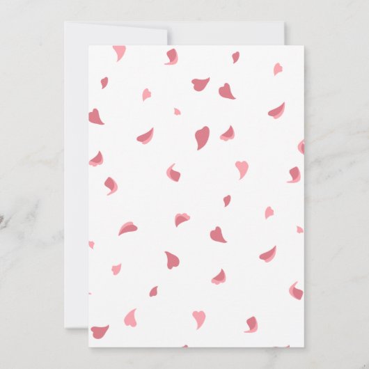 Elegante trouwkaart kaart (Achterkant)