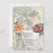 Elegante Trouwkaart met Oude Foto (Voorkant)