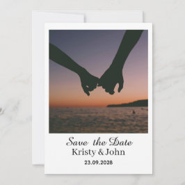 Elegante Trouwkaart met "Save the Date" Save The Date