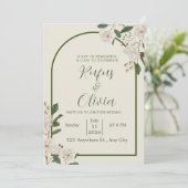 Elegante Trouwkaart Ontwerp – Persoonlijk Kaart (Staand voorkant)