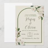 Elegante Trouwkaart Ontwerp – Persoonlijk Kaart (Voorkant / Achterkant)